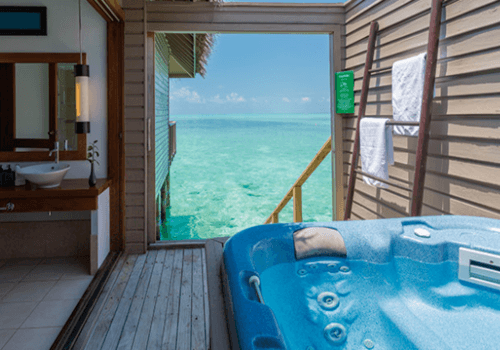 Meeru villa flotante