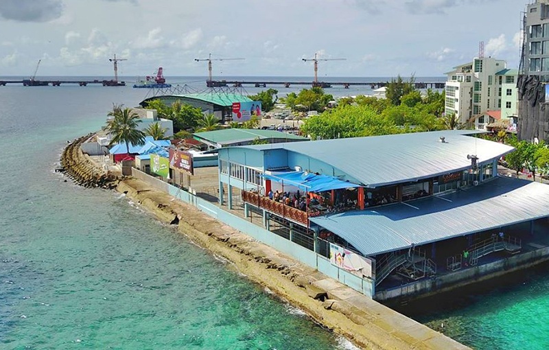 Sea house café Malé Maldivas